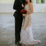 Sherri Hill Nude Beaded Prom Dress Photo 1