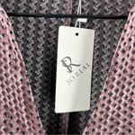 GSUWOO So Real Velvet Zip Front Jumpsuit V Neck Long Sleeve Form‎ Fitting Sexy Purple Size L Photo 9