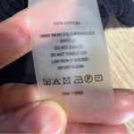 margaret o'leary  Black Shawl Open Front Knit Cardigan 100% Cotton Size Medium Photo 4