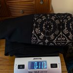 London Style  Black Lace Panel Midi Sheath Dress Women’s Sz 12 Sleeveless Pencil Photo 14