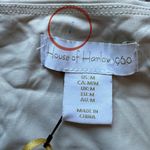 House of Harlow NWT Women's Cream Thong Short Sleeve Bodysuit Size Medium Photo 7