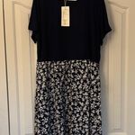 Younrui Blue and White Floral Dress w/ pockets Women Size 2XL Multiple Photo 0