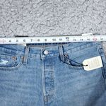 Levi's  Premium Wedgie Straight Jeans Size 31x26 Distressed Destroyed Ripped Blue Photo 8