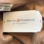 Royal Robbins tan long sleeve collared ponte zip shirt UPF50 size small Photo 8