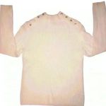 Talbots Ribbed Mock Neck Gold Studs long sleeve pullover Size Medium PRISTINE! Photo 0