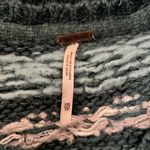 Free People  Through the Storm‎ Sweater Sea Blue Fair Isle Knit Long Sleeve Photo 5