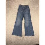 Pilcro anthropologie  carpenter wide leg jeans 25 med wash Photo 1