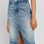 Reformation  Dyani Denim Midi Skirt Photo 0