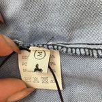 Kollyy Halter Crop Top‎ Blouse Blue Button Front Size Medium Green Collar Photo 9