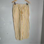 Madewell  Tapered Huston Pull-On Cropped Striped Pants Small Photo 4