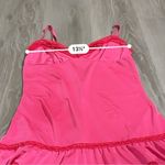 Victoria's Secret  Sexy Little Things Barbie Hot Pink Lace Tiered Slip Dress Sz M Photo 9