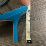 Anne Michelle  Blue Square Toe Strappy Heels Photo 5