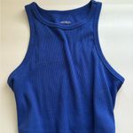 Wild Fable  Blue Fitted Crop Tank Top Photo 0