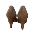 Belle by Sigerson Morrison Chocolate Brown Suede High Heel Loafer Size 8.5 Photo 4