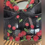 Victoria's Secret NWT Victoria’s Secret Very Sexy Cherry Embroidery Quarter- Cup Corset Top 32 C 🍒 Photo 2