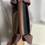 Bella Russo 15" Laptop Duffle Travel Bag Canvas Tote Brown/Tan Shoulder Strap Brown Photo 5