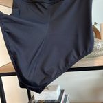 Banana Republic NWT Black Double Keyhole One Piece Swimsuit, Large Photo 7