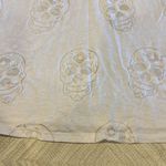 Terez  White with Sheer Skulls Racerback Tank Top Photo 5
