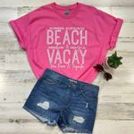 Gildan Beach Vacay Mimosa Mornings Tan Lines Tequila Large T-Shirt Short Sleeve Photo 0