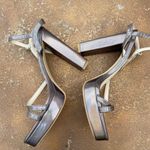 H by Halston H halston metalic stiletto heels Photo 1