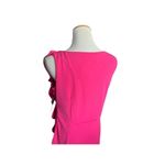 Enfocus Studio NWT Womens En Focus  Pink Sleeveless Ruffle Waterfall Dress - 12 Photo 1