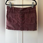We The Free We The Free Mini Joanie Skirt Size 30 Corduroy Button Front Boho Free People Photo 1