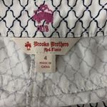 Brooks Brothers  Straight Leg Pants 4 White Gray Workwear Check Print Photo 5