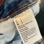 American Eagle Tom girl midi distressed hem shorts size 8 Photo 7