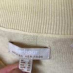 Barbour  Annie yellow linen blend v neck sweater Photo 4