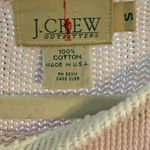 J.Crew Cream & Pink Crew Neck Sweater Sz S Vintage Photo 6