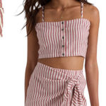 Billabong Sincerely Jules Straight To It Crop Top Size Large (Top Only) Photo 0