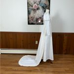 Beautiful Vintage 1960s/70s Renaissance Wedding Gown! White Size 10 Photo 3