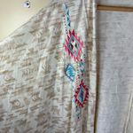 Panhandle Womens L/XL Aztec Southwestern Embroidered Half Sleeve Cardigan Photo 2