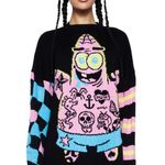 Dolls Kill x SpongeBob Rebel Star Intarsia Sweater size XS/S Photo 0
