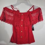 No Boundaries Juniors Size XS (1)  Off The Shoulder Tank top Photo 3