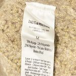 Zadig & Voltaire Zadig‎ & Voltaire Size Medium Tan Alpaca Blend Open Front Thick Knit Cardigan Photo 4