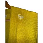 August Silk  Green Ruffle Hem Open Cardigan Sweater Size L Olive Green Butterfly Photo 1