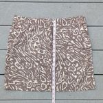 Loft  Petite Lightweight Safari Print Above Knee Skirt Photo 3