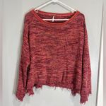 Free People  Prism Space Dye Sweater Knit Pullover Linen Blend XS Boho Bohemian Photo 12