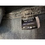 POL  100% Cotton Denim Button Up Sleeveless Mini Dress Size Large Photo 5