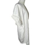 Vintage Bridal Lace Peignoir Robe White Nylon Carol Hochman Chervette Petite Size XXS Photo 1