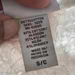 Jaclyn Smith  | White Textured Scoop Neck Tee Sz S Photo 6