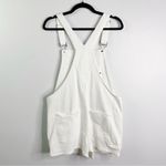 frame denim Frame Le Garcon Romper Overalls White Denim Shorts Women’s Size M $295 NWT Photo 3