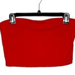 Susana Monaco NEW  Strapless Bralette Essential Crop Tube Top Women's Red Size L Photo 1