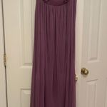 David's Bridal Long Purple Dress Photo 0