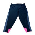 CCC Capri Length Pink Black High Waist Athletic Yoga Pants Size Medium Photo 4