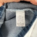 Cloud Ten  Denim Skirtall Cotton Dark Wash Button Front Adjustable Straps Overall Photo 7