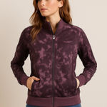 Columbia Purple Zip Up Activewear Jacket Women’s M Stretch 4 Pocket Athleisure Photo 0