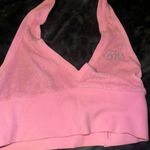 I am gia  Pink Halter Crop Top Photo 1
