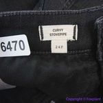 Madewell NEW Petite Curvy Stovepipe Jeans in Black Rinse Wash, 24P Photo 12